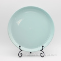 Kundenspezifische einfache Art-Farben-Glasur Keramik-Geschirr-Sets